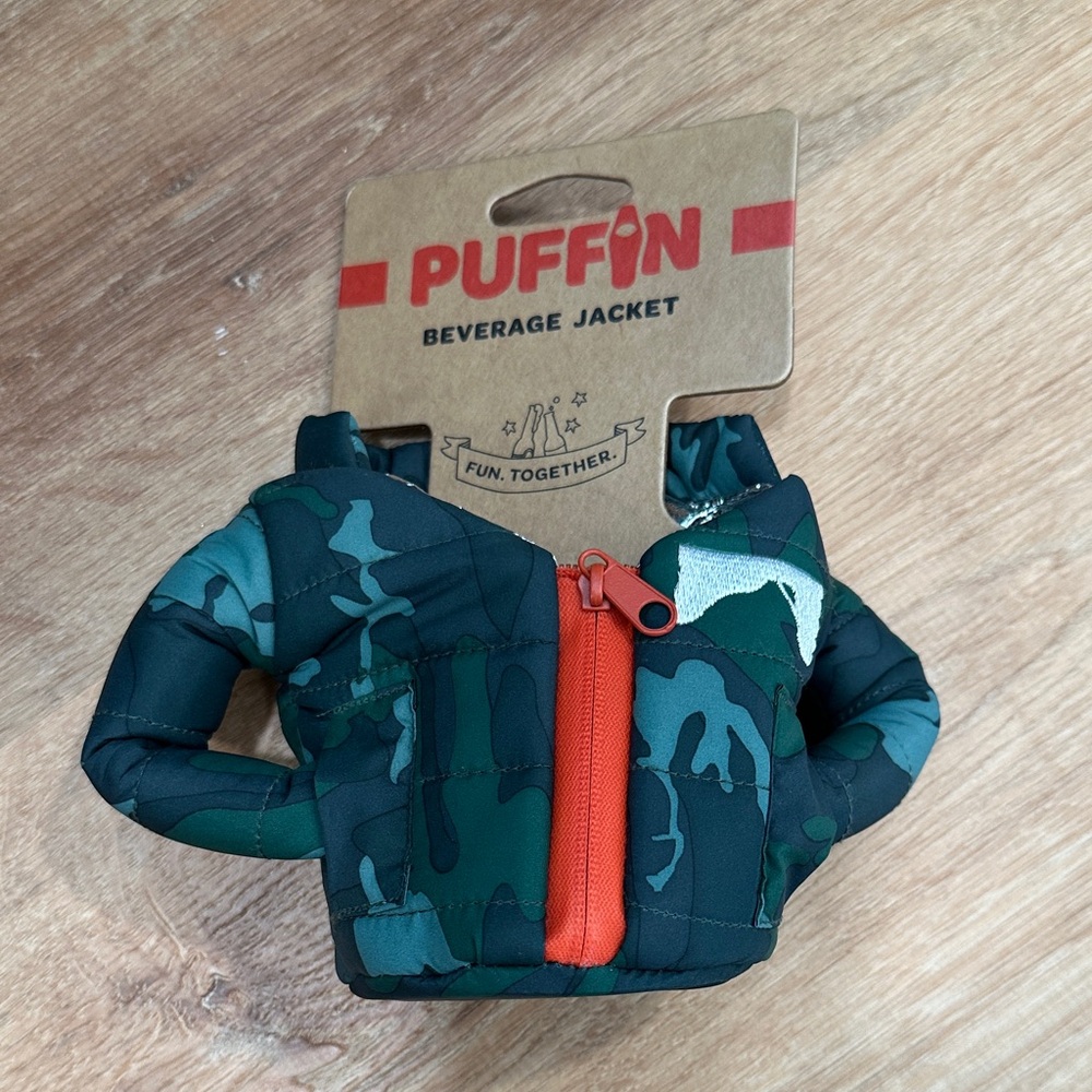 Puffin Camouflage Beverage Jacket